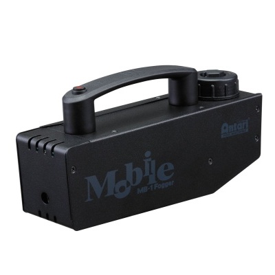 Dispositivo eletrônico preto portátil com alça e texto Mobile MB-1 Trigger Antari