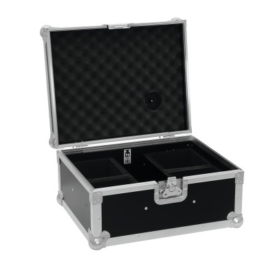 ROADINGER Flightcase 4x AKKU UP 4 QCL Spot QuickDMX