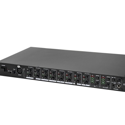 Mesa de mistura áudio profissional preta da marca dbx modelo 482s