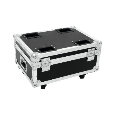 ROADINGER Flightcase 4x AKKU UP-4 QuickDMX with charging function