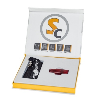 Embalagem aberta com clipe vermelho e saco preto Explore