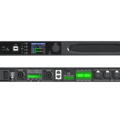 DSP digital amplifier of 4x500W@4Ω / 4x300W@8Ω ,Bridge 2x1000W@8Ω Quadro DSP 2.0