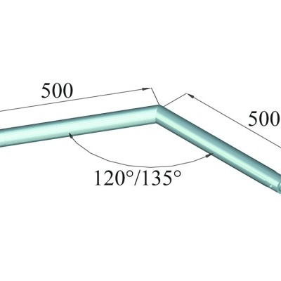 ALUTRUSS DECOLOCK DQ1-SC23 2-Way Corner 135° bk