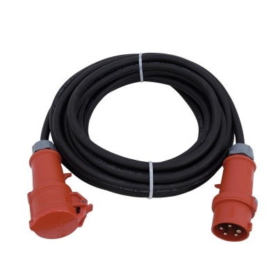 PSSO CEE Extension 16A 5x2.5 20m red
