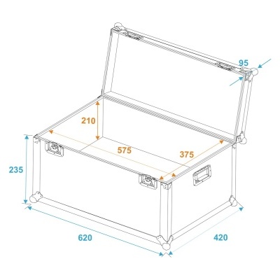ROADINGER Universal Transport Case 60x40x30cm