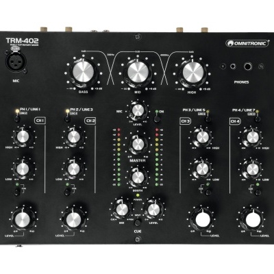 OMNITRONIC TRM-402 4-Channel Rotary Mixer
