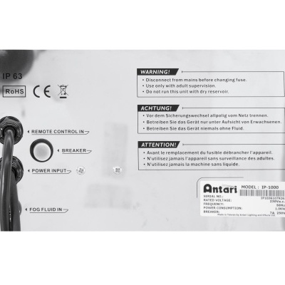 ANTARI IP-1000 Fog Machine IP63