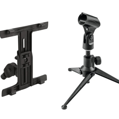 OMNITRONIC Set KS-4 Table Microphone Stand + PD-4 Tablet Holder