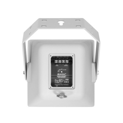 Altifalante amplificado branco com suporte metálico