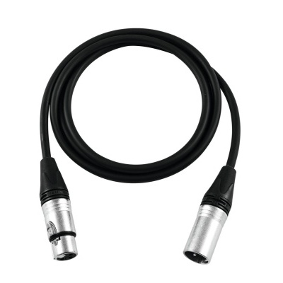 PSSO XLR cable 3pin 3m bk Neutrik