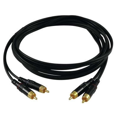 SOMMER CABLE RCA cable 2x2 3m bk Hicon SOMMER CABLE RCA cable 2x2 3m bk Hicon