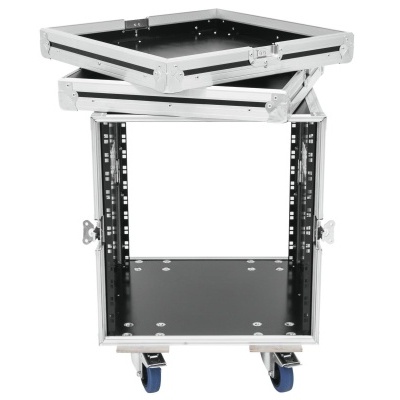 ROADINGER Rack Profi KM 12U 55cm with wheels