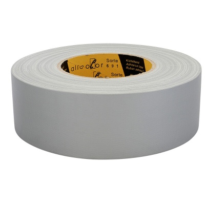 Gaffer Tape matt 691-50 silver - Polyethylen-coated cloth tape, matt, waterproof, silver 50 mm
