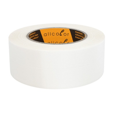 All Purpose Tape 402 white - Heavy duty, waterproof, plastic coated fabric tape, white 48 mm