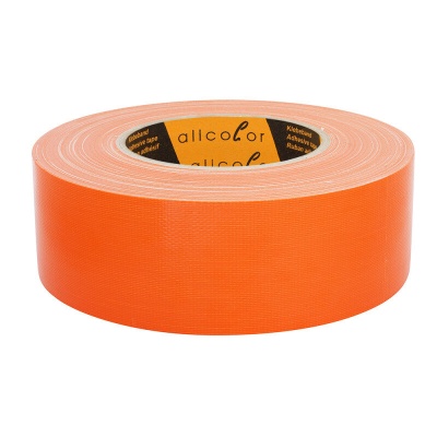 Stage Tape 695 orange - High-quality cloth tape, glossy surface, orange 50 mm