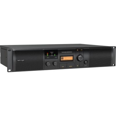 Behringer NX6000D Ultra-Lightweight 6000-Watt Class-D Power Amplifier with DSP Control and SmartSense Loudspeaker Impedance Compensation