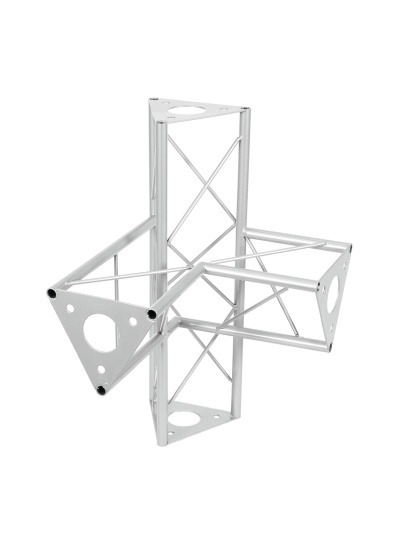 DECOTRUSS SAC-44 corner 4-way r+h silver