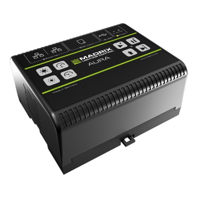 AURA 2 - Stand-alone recorder / player, 2 universes over network, DIN rail