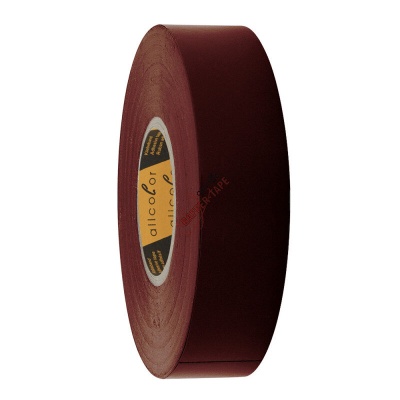 PVC Insulation Tape 592 brown - Tough tear proof LD-PVC foil tape, brown 19 mm