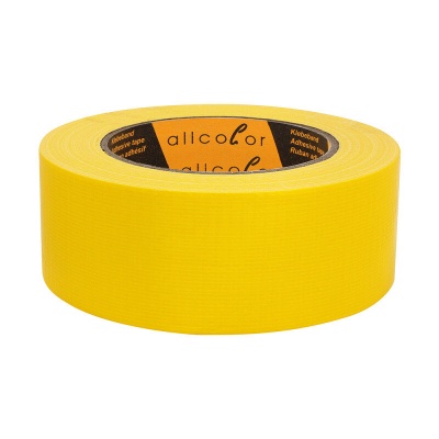 Stone Tape 405 yellow - Waterproof PE-coated cloth tape, yellow 50 mm
