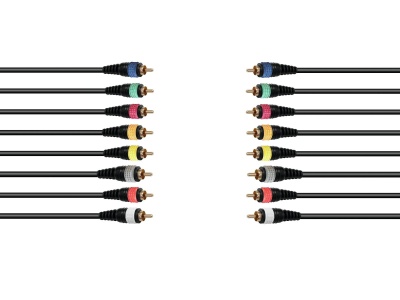 OMNITRONIC Snake cable 8xRCA/8xRCA 15m