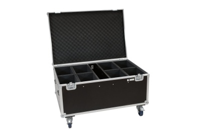ROADINGER Flightcase 8x LED IP PAR 12x8W QCL/12x9 SQL Spot with wheels