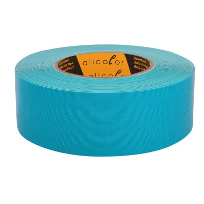 Stage Tape 695 light blue - High-quality cloth tape, glossy surface, light blue 50 mm