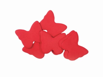 TCM FX Slowfall Confetti Butterflies 55x55mm, red, 1kg