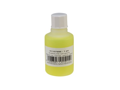 EUROLITE UV-active Stamp Ink, transparent yellow, 50ml