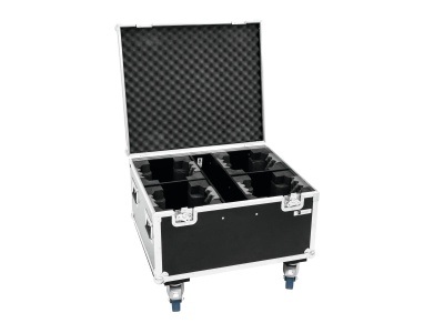 ROADINGER Flightcase 4x TMH FE-600 with wheels
