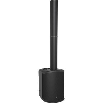 Behringer C210 200 Watt Powered Column Loudspeaker with 8" Subwoofer, 4 High Frequency Drivers, Bluetooth Audio Streaming, LED Lighting and Remote Control