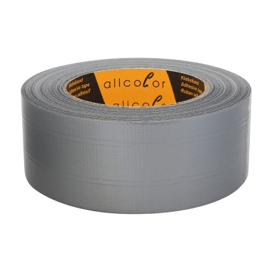 All Purpose Tape 402 silver - Heavy duty, waterproof, plastic coated fabric tape, silver 48 mm