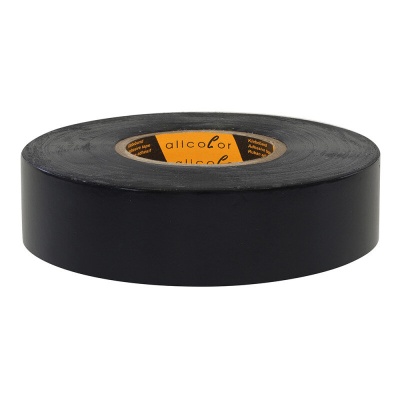 PVC Insulation Tape 590 black - Tough tear proof LD-PVC foil tape, black 19 mm