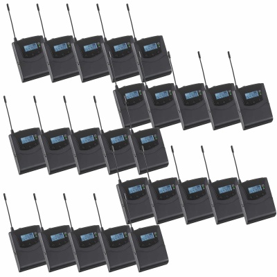 Beatfoxx Silent Disco V2 SDR-BP30 Bodypack-Receiver 25x Set