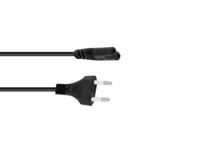 OMNITRONIC Euro Power Cable 1.5m bk