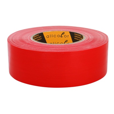 Stage Tape 695 red - High-quality cloth tape, glossy surface, red 50 mm