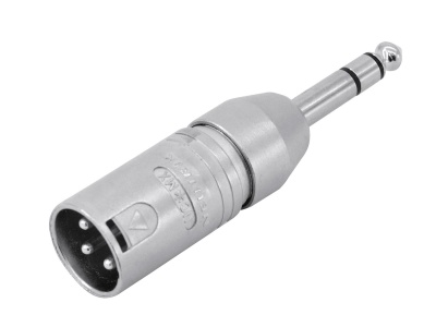 NEUTRIK Adapter XLR(M)/6.35 Jack stereo NA3MP
