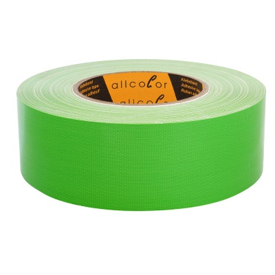 Stage Tape 695 green - High-quality cloth tape, glossy surface, green 50 mm