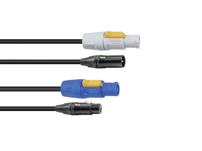 SOMMER CABLE Combi Cable DMX PowerCon/XLR 5m