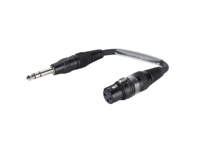 SOMMER CABLE Adaptercable XLR(F)/Jack stereo 0.15m