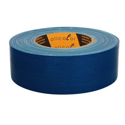 Stage Tape 695 dark blue - High-quality cloth tape, glossy surface, blue 50 mm