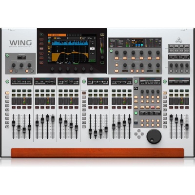 Behringer WING 48-Channel 28-Bus Full Stereo Digital Mixing Console with 24-Fader Control Surface and 10" Touch Screen