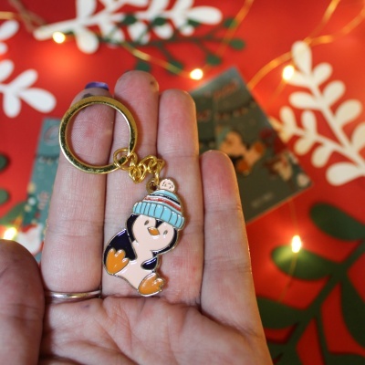 Porta-Chaves Pinguim
