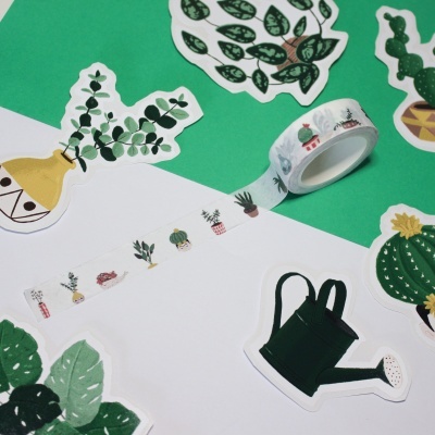 Washi&#x20;Tape&#x20;Plantas