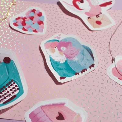 Stickers LoveBirds