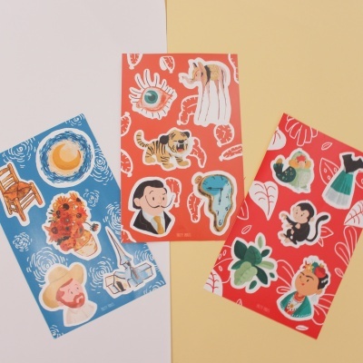 Autocolantes Artistas