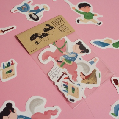 Stickers&#x20;Happy&#x20;Kids