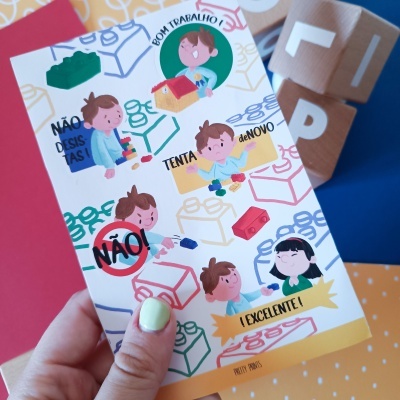Sticker Sheet Brick by Brick