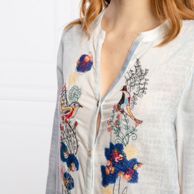 Camisa c/aplicações DESIGUAL