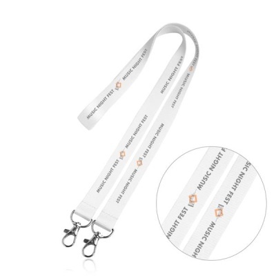 Lanyard com 2 Mosquetões (25 Unidades)